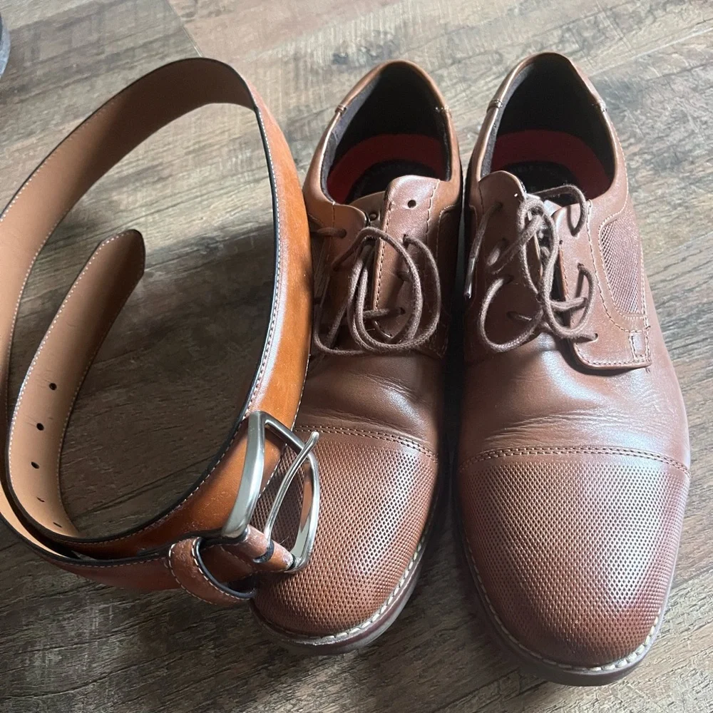 Rockport Blucher Cap-Toe brown Oxfords‎ size 9
